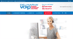 Desktop Screenshot of delmarvavoip.com