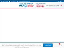 Tablet Screenshot of delmarvavoip.com